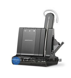 Plantronics W745/A-APP51, Savi, беспроводная гарнитура PL-W745/A-APP51 с электронным микролифтом для Polycom